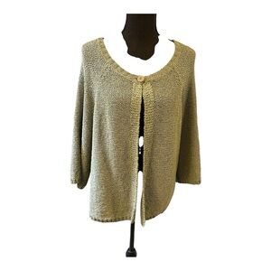 Women's Knit Sweater - Olive Green